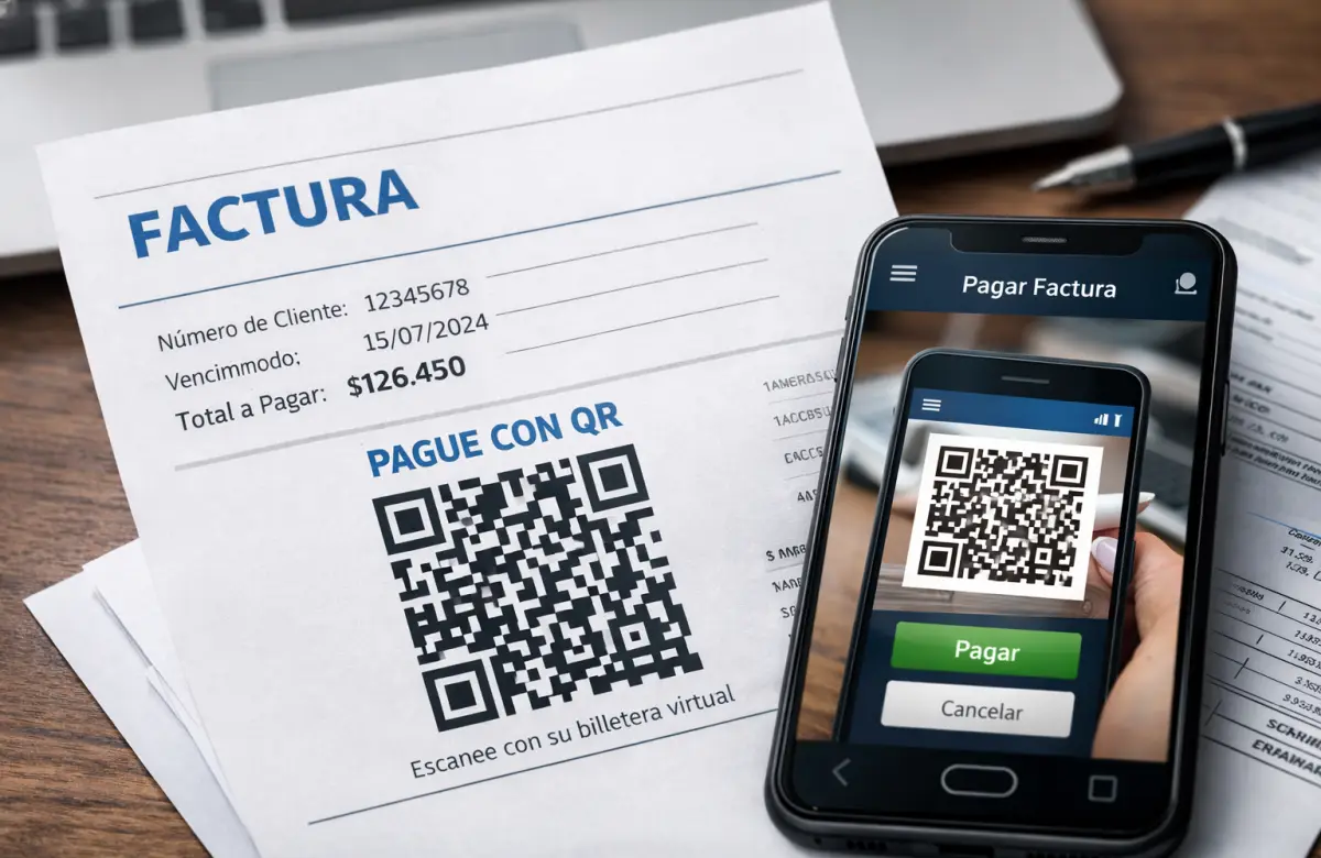 Medios de pago; crecen 30% mensual los cobros con QR integrado a las facturas