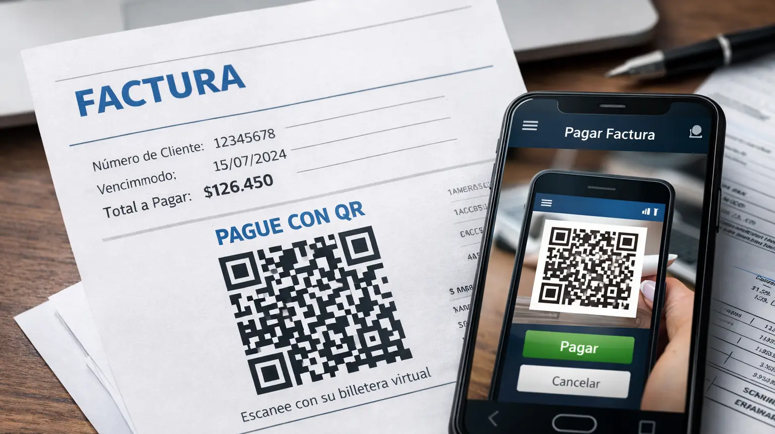 Medios de pago; crecen 30% mensual los cobros con QR integrado a las facturas