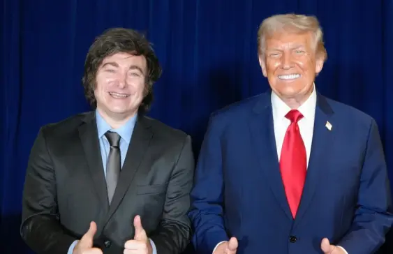 Milei y Trump (Foto: Presidencia de la Nación)