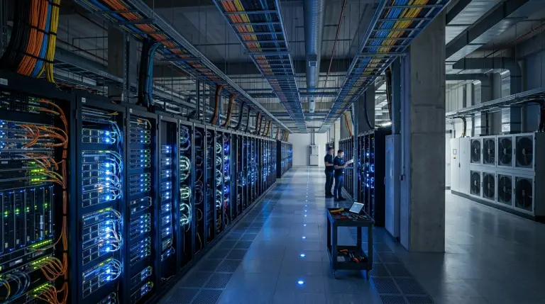 SE PUEDE USAR/Centro de datos       Foto: Ilustración creada con inteligencia artificial