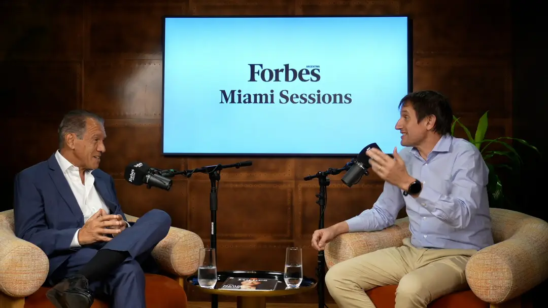 Daniel Hadad en el Forbes Studio de Miami.