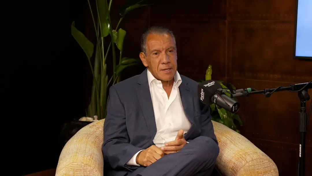 Daniel Hadad en el Forbes Studio de Miami.