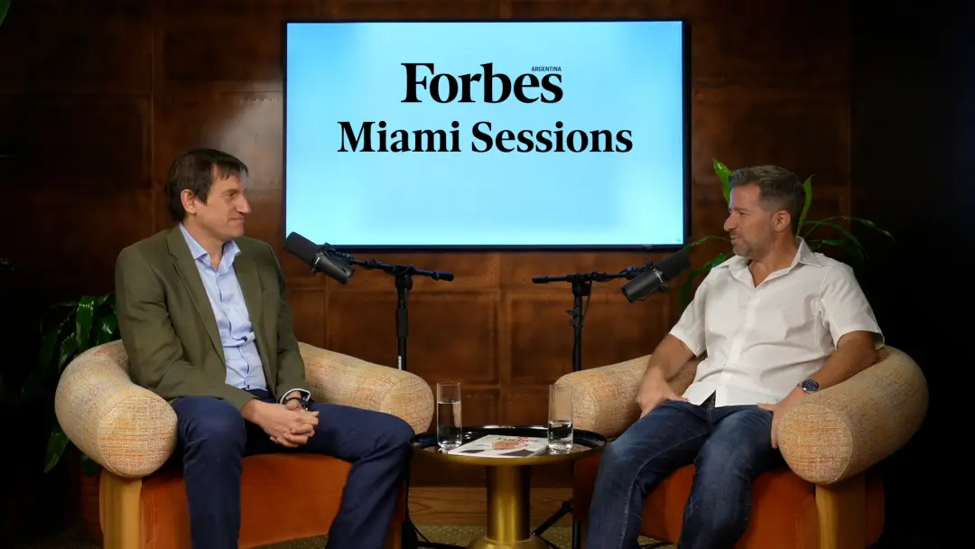 Christian Otero en Forbes Studio de Miami.