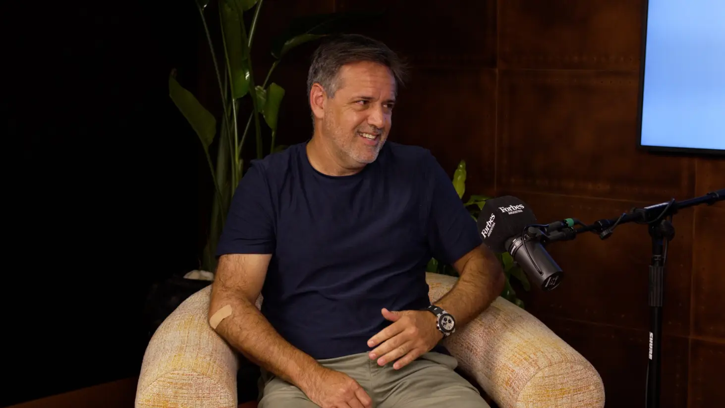 Gastón Taratuta en Forbes Studio de Miami.