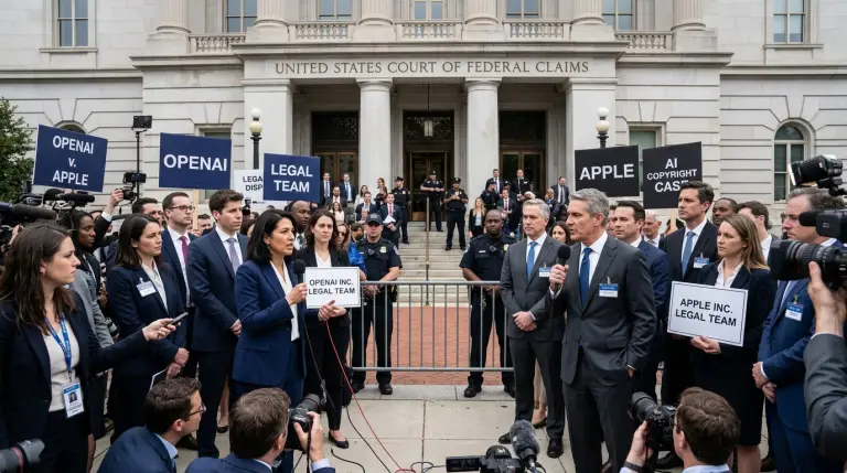 SE PUEDE USAR/Apple vs OpenAi  Foto: Ilustración creada con inteligencia artificial