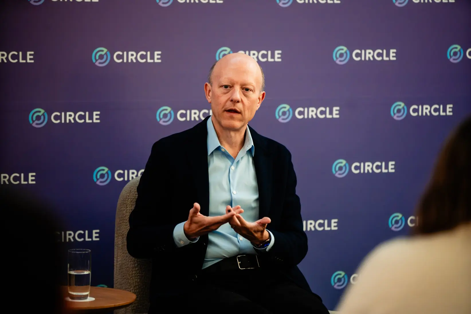 Jeremy Allaire en su presentación en Buenos Aires (Gentileza Circle)
