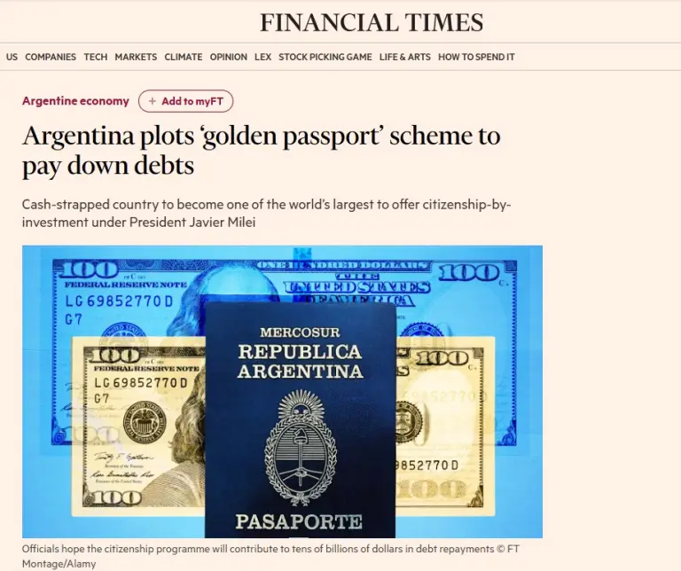 Según el Financial Times, el objetivo es captar recursos para afrontar los importantes compromisos de deuda. Foto: captura FT