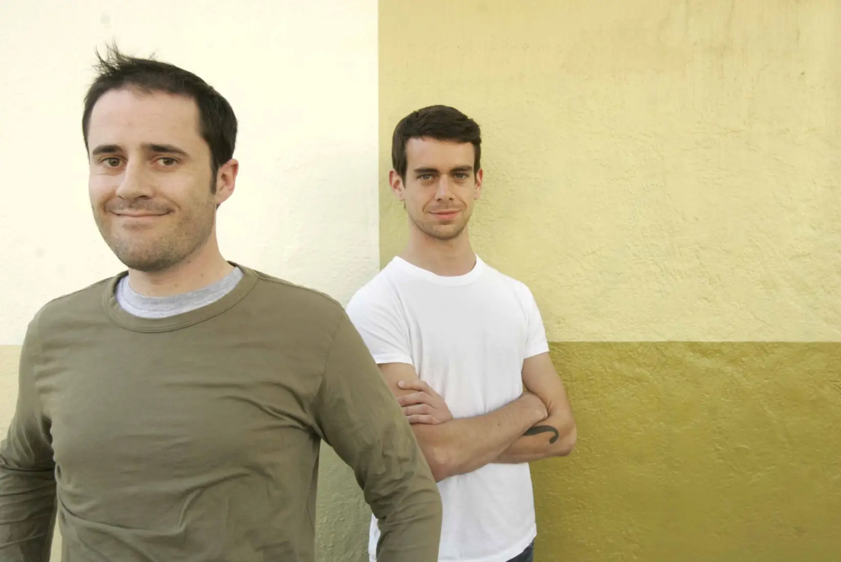 Evan Williams y Jack Dorsey (Photo By Christina Koci Hernandez/San Francisco Chronicle by Getty Images)