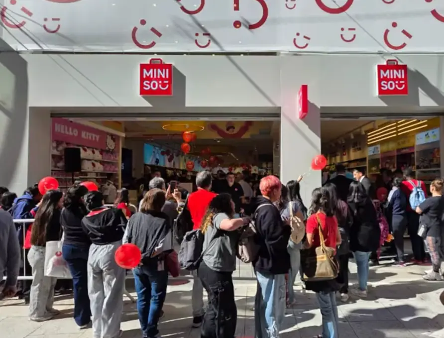 Minisio llegó a la calle Florida