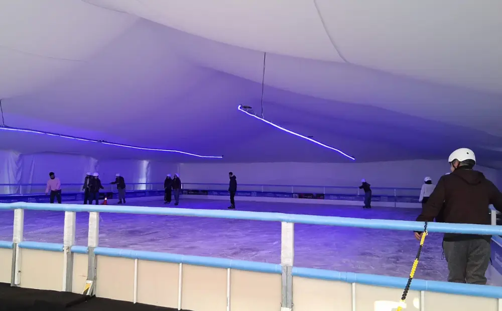vacaciones pista de hielo