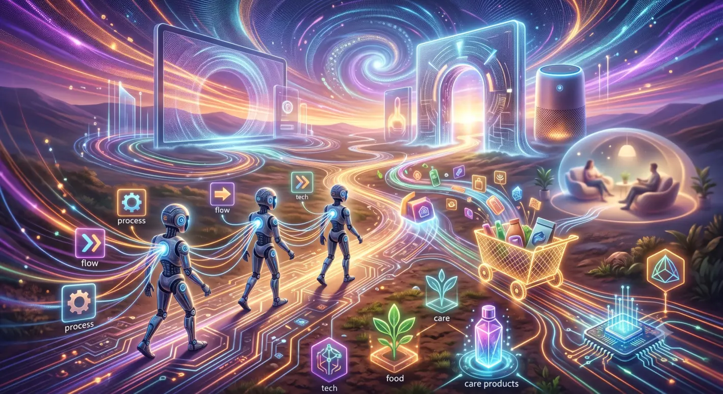 comercio electronico agentico. Crédito: Imagen generada con IA