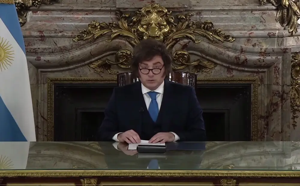 milei cadena nacional