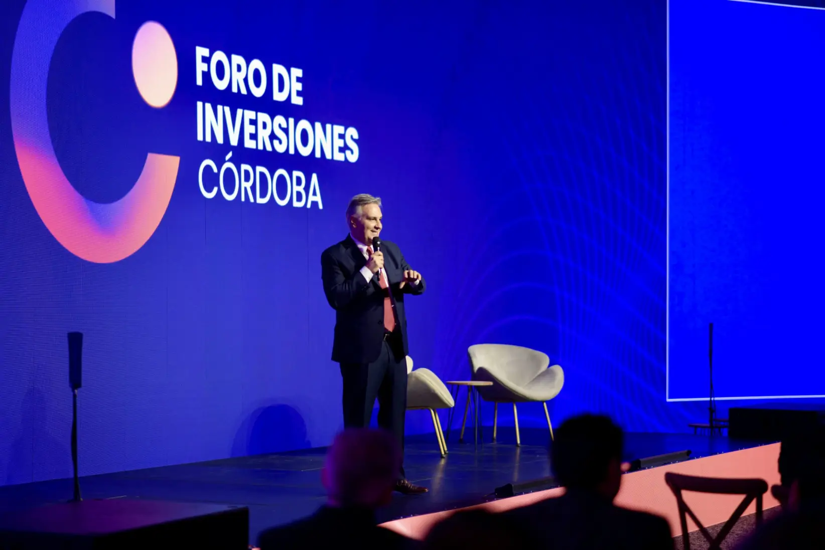 Martín Llaryora, Gobernador de Córdoba, en el Foro de Inversiones