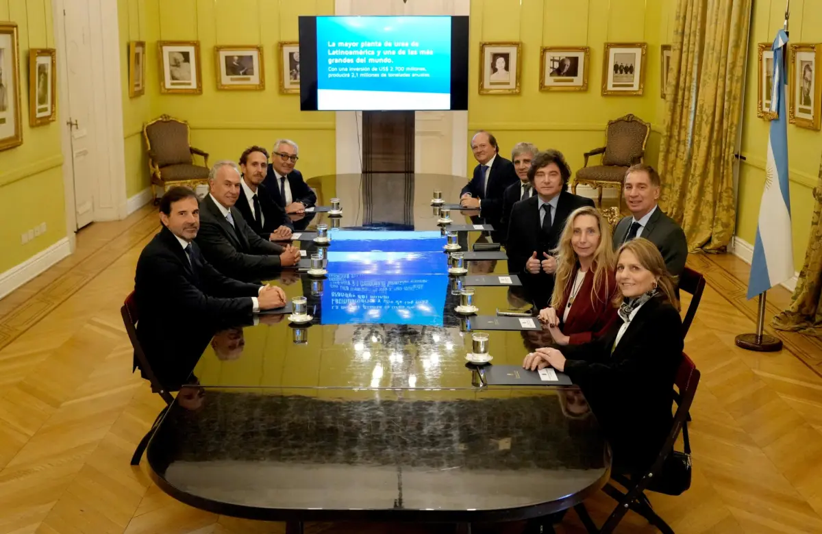Milei se juntó con Mindlin y le aprobó un RIGI de US$ 2.700 millones para producir fertilizantes