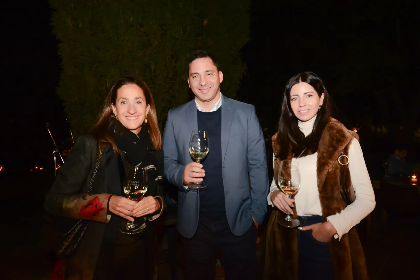 Sofía Pescarmona, Lucas Lowi y Magdalena Pesce (Foto: Gentileza Terrazas de los Andes)