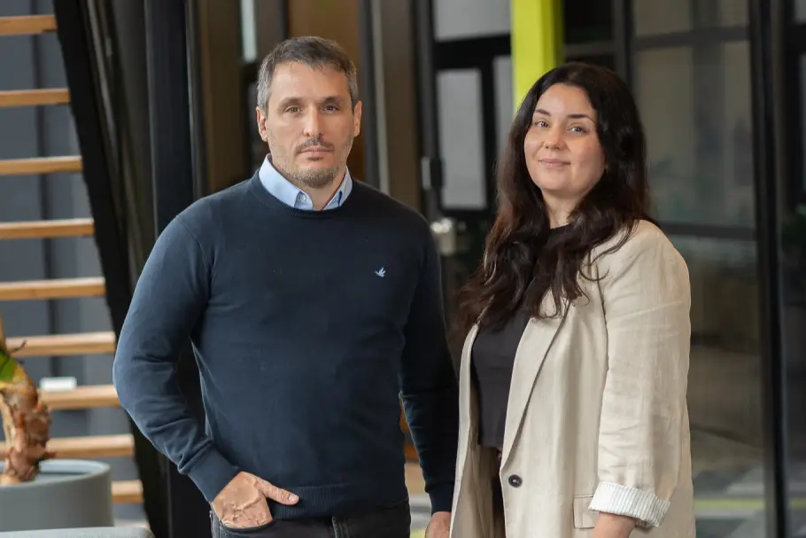 Germán Rimoldi y Julieta Marina (Foto: Gentileza Foothold)