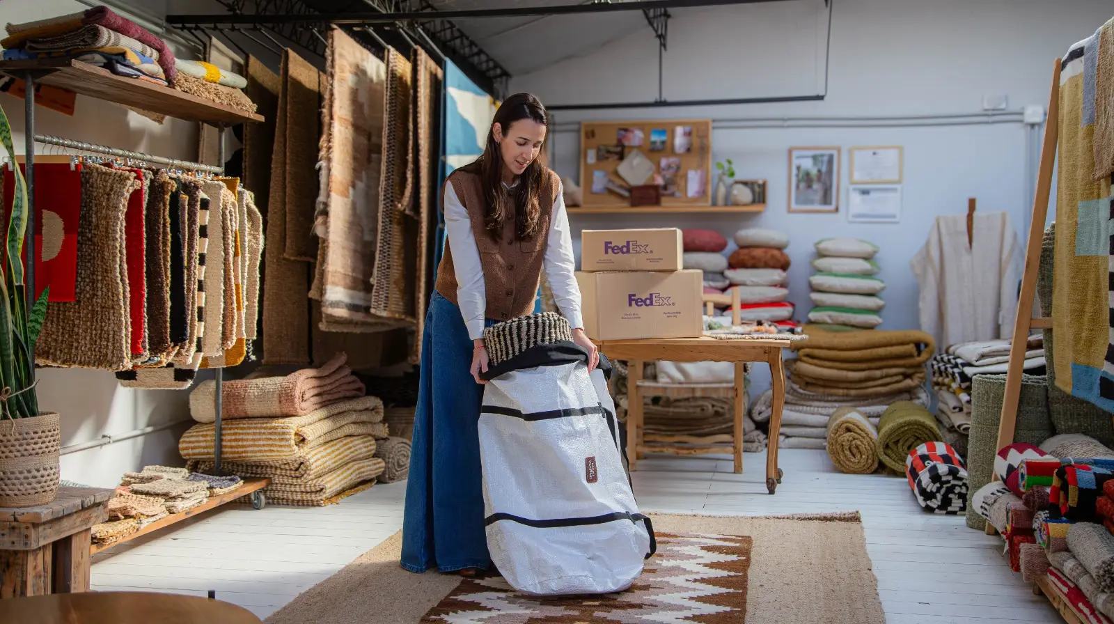 Diseño argentino de exportación: la pyme de textiles artesanales que llega a Estados Unidos y Europa