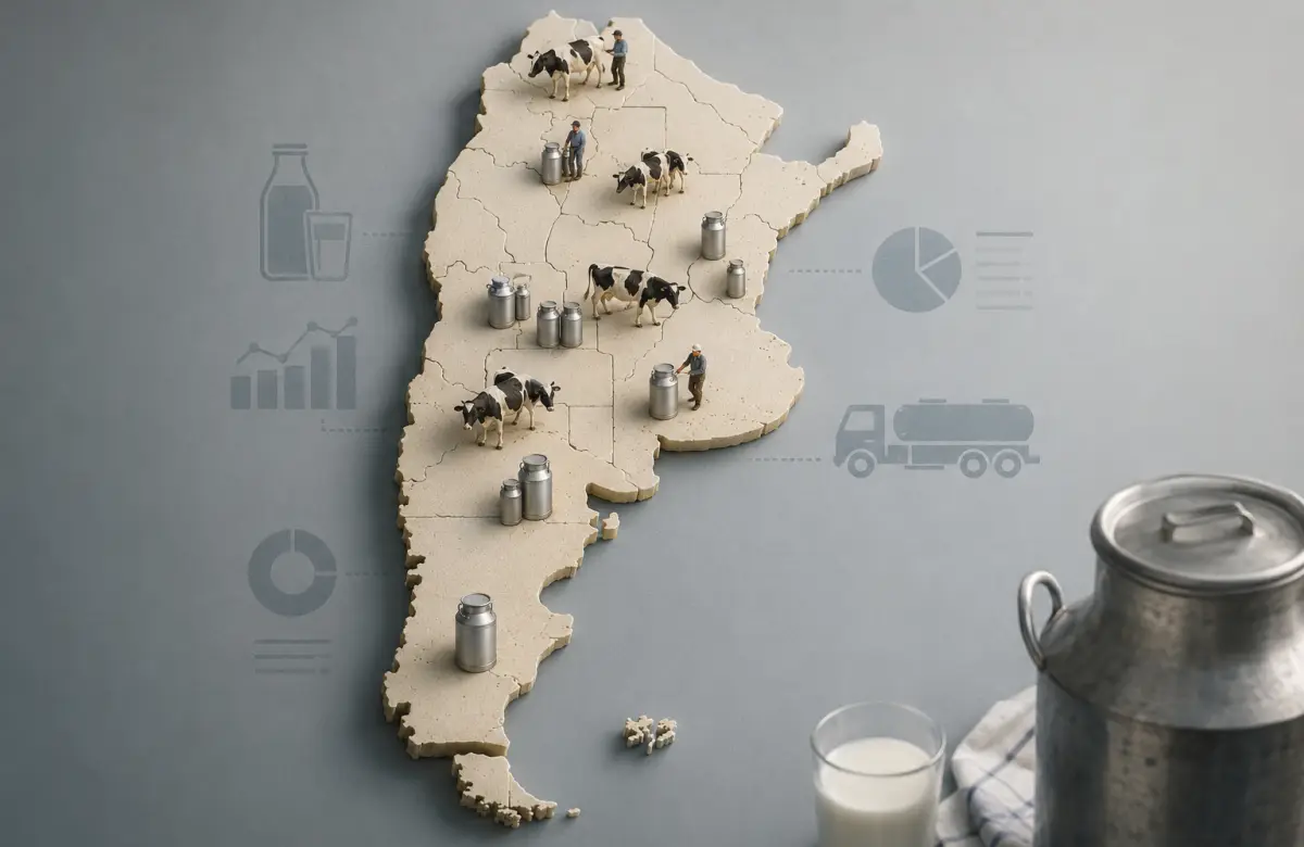 La nueva batalla por la leche argentina: qué empresas ganan volumen y quiénes pierden terreno