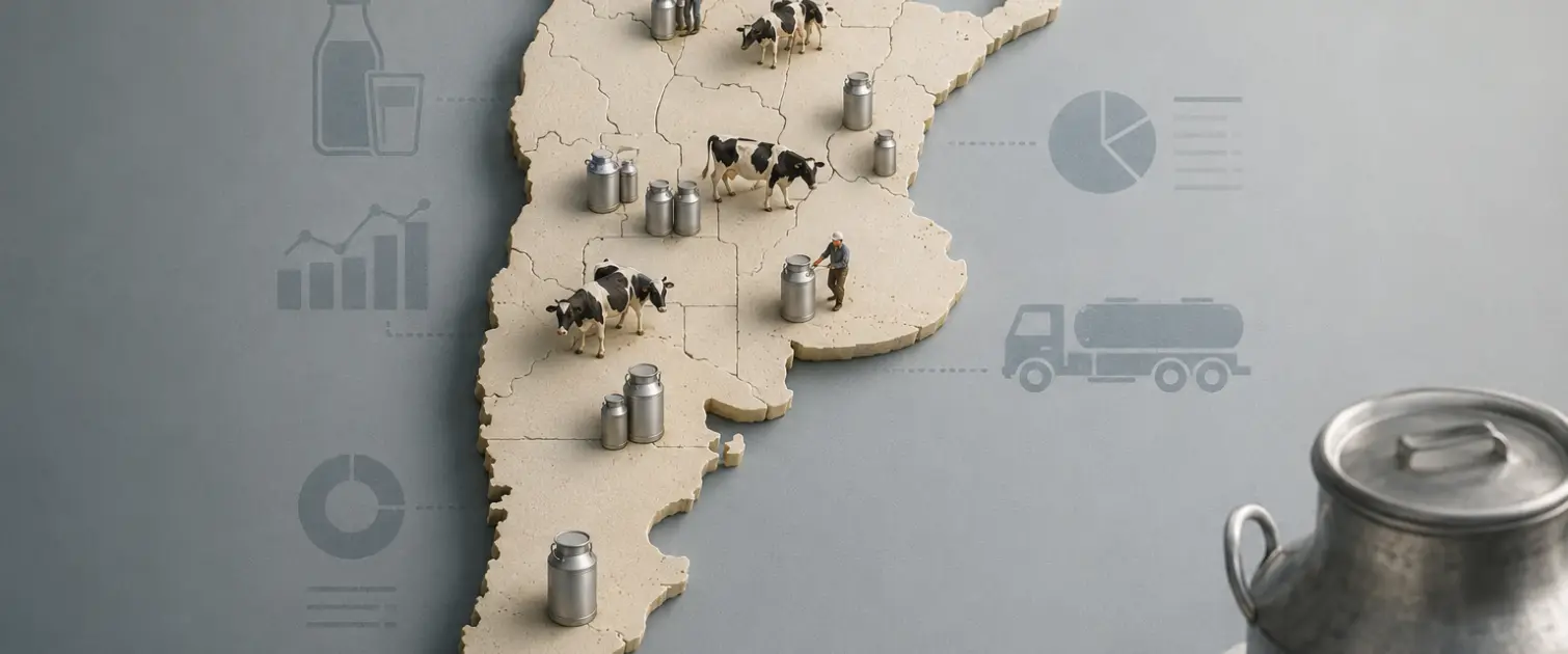 La nueva batalla por la leche argentina: qué empresas ganan volumen y quiénes pierden terreno