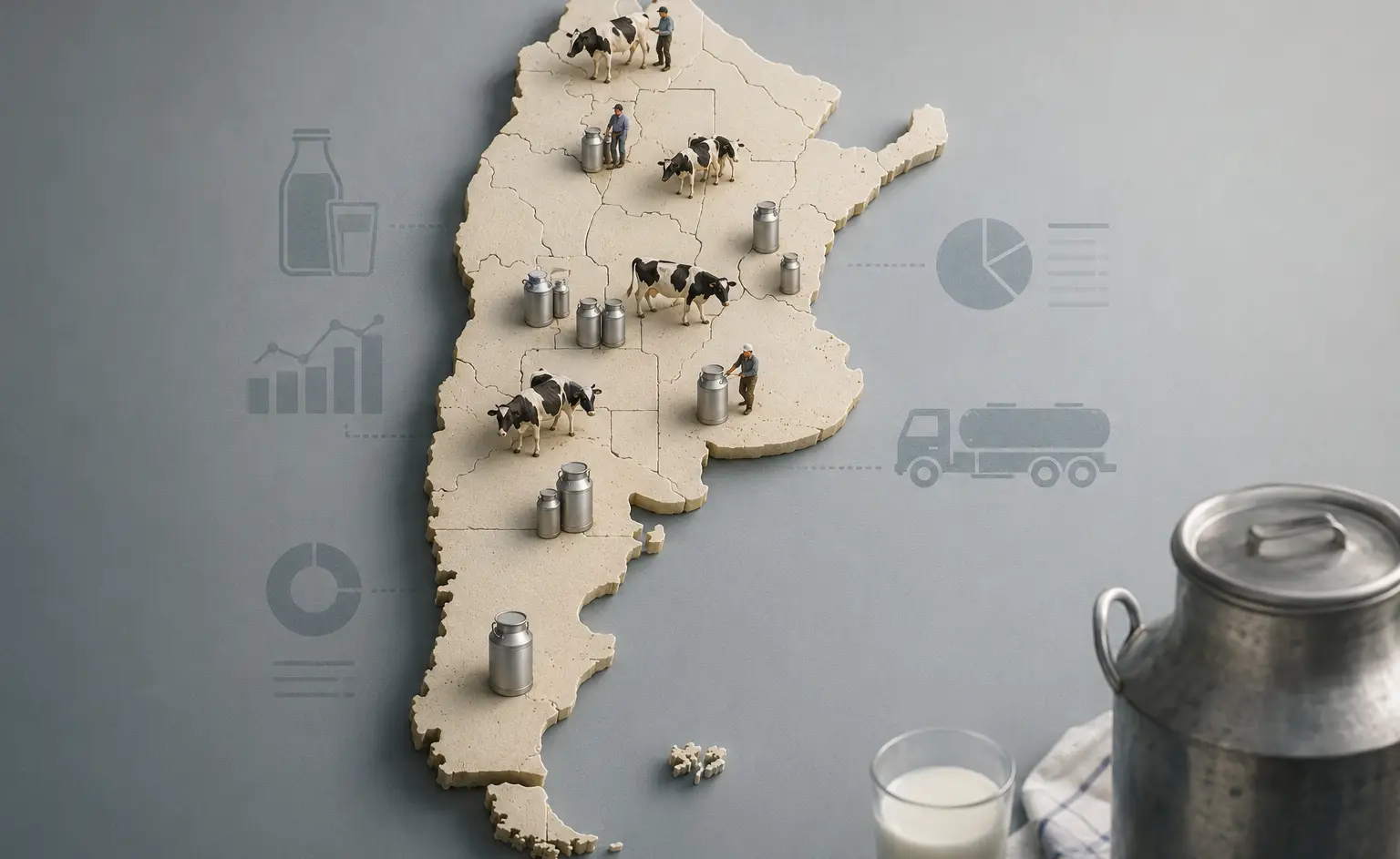 La nueva batalla por la leche argentina: qué empresas ganan volumen y quiénes pierden terreno
