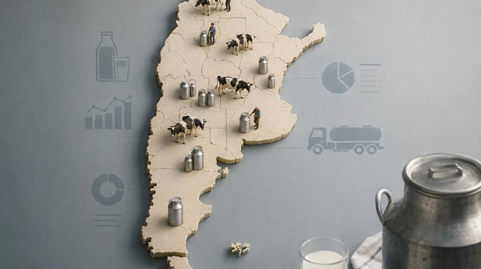 La nueva batalla por la leche argentina: qué empresas ganan volumen y quiénes pierden terreno