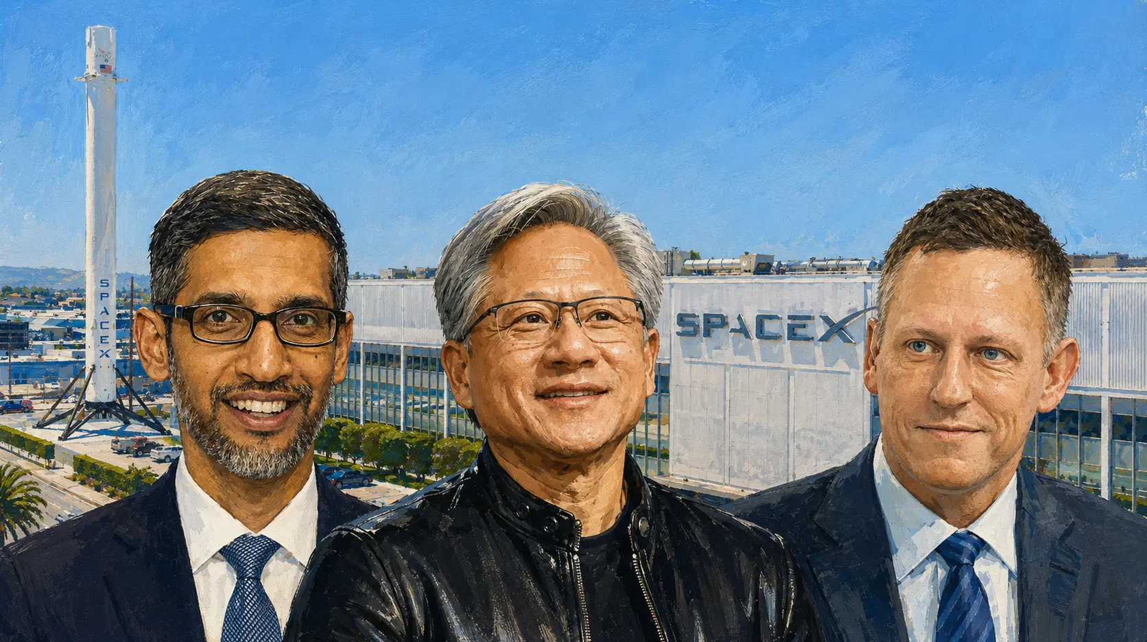 Alphabet, Nvidia, Peter Thiel y hasta Harvard, los gigantes que invirtieron en SpaceX
