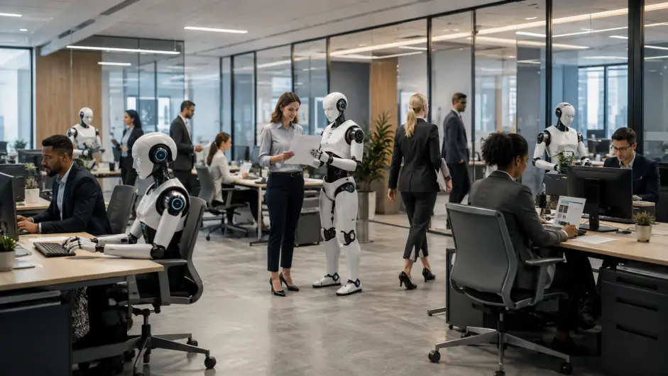 SE PUEDE USAR/Oficina, transformación y convivencia con la IA Foto: Imágen creada con inteligencia artificial