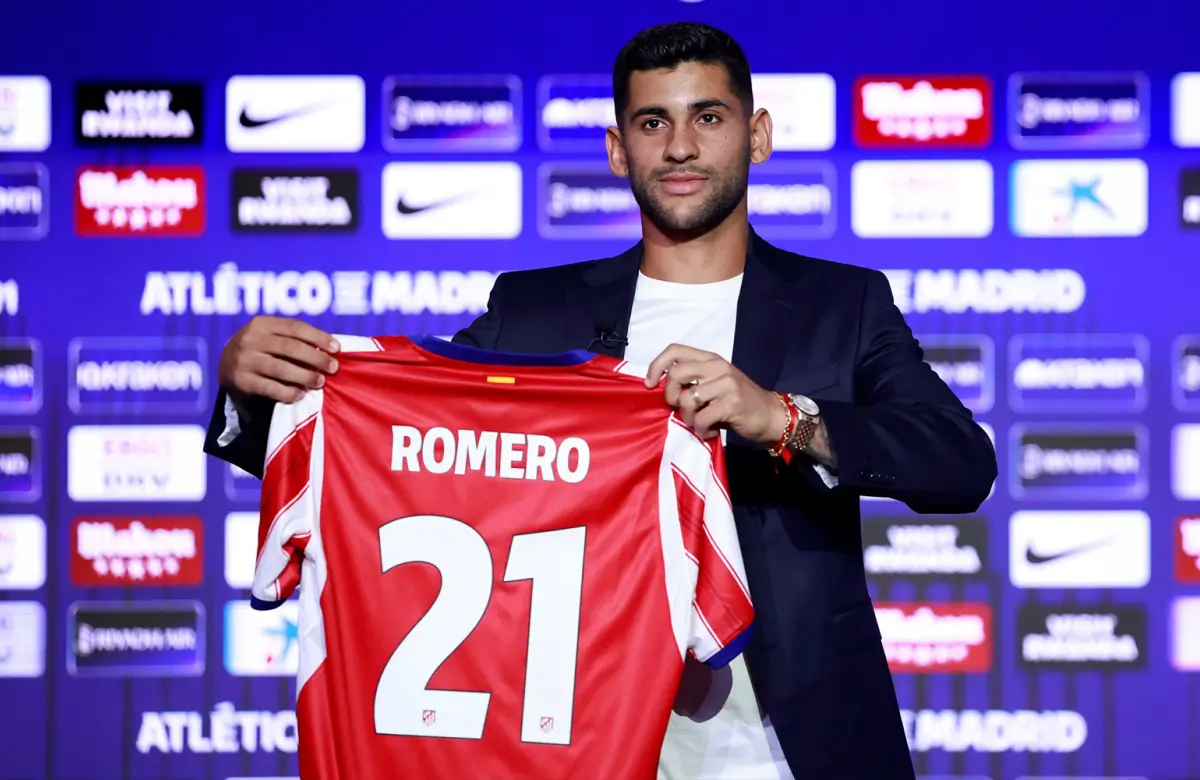 Presentaron a "Cuti" Romero en el Atlético Maderid: otra vez entre los defensores argentinos más caros de la historia