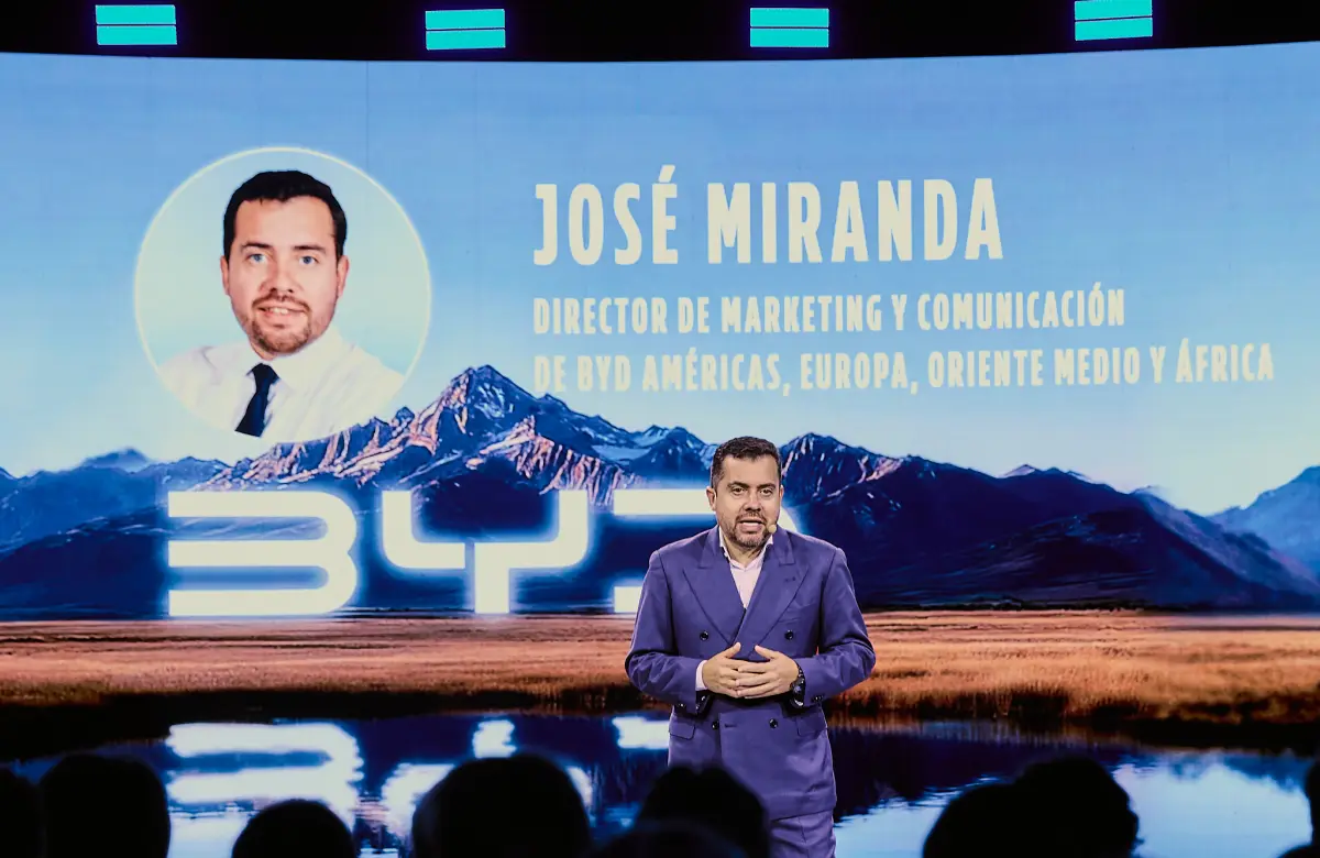 José Miranda, Global Chief Marketing Officer de BYD: “Vinimos a liderar el mercado, no a probarlo"