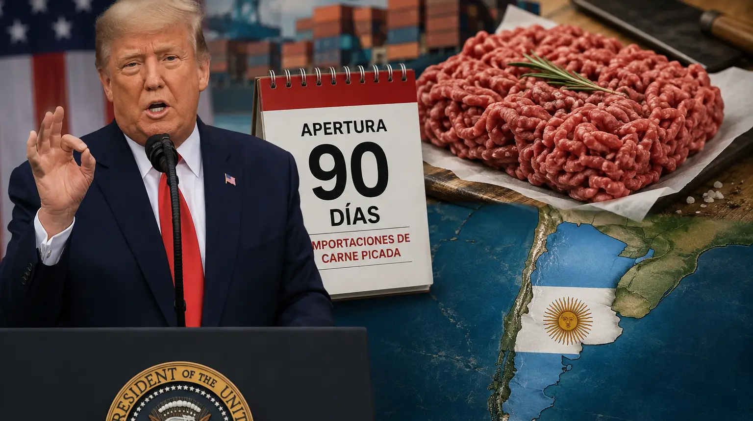 Qué esperan los frigoríficos argentinos de la nueva jugada de Trump con la carne