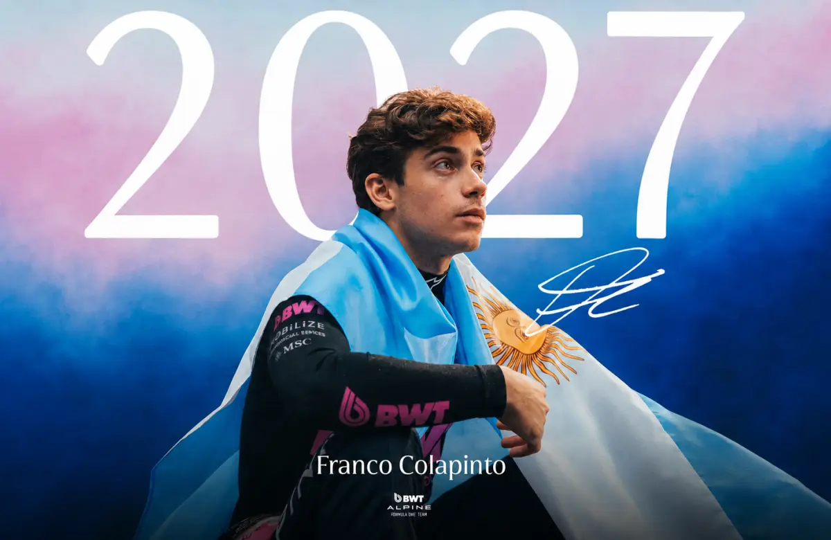 Confirmado: Franco Colapinto seguirá siendo piloto de Alpine en 2027
