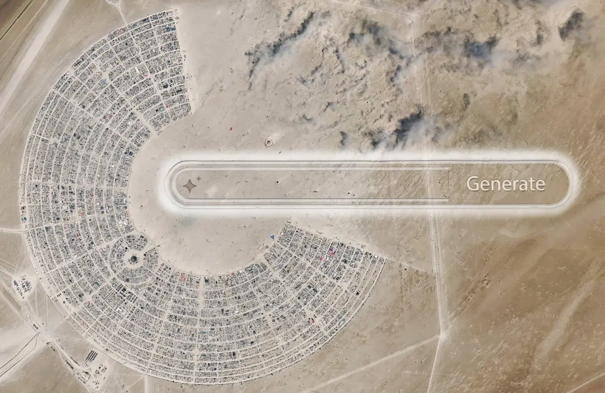 La IA irrumpe en Burning Man y divide al festival que conquistó a Silicon Valley