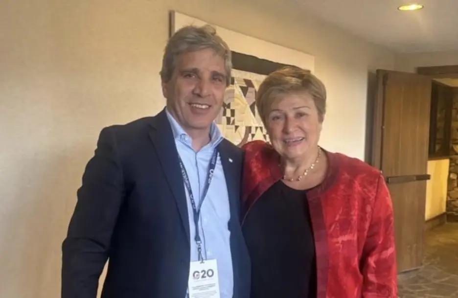 Tras reunirse con Georgieva, Caputo espera a Bessent: qué dijo sobre la economía argentina ante las potencias del G20