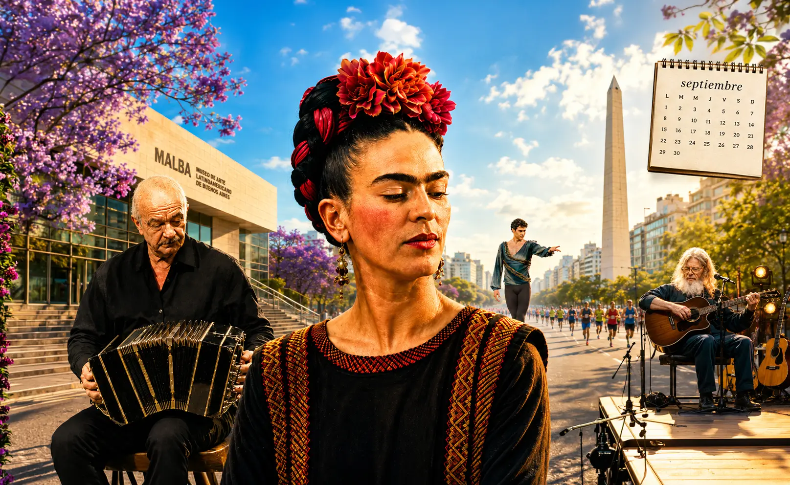 Agenda septiembre: de Frida Kahlo y Goya, hasta Fito Páez y Piazzolla; grandes estrenos y los 42K de Buenos Aires