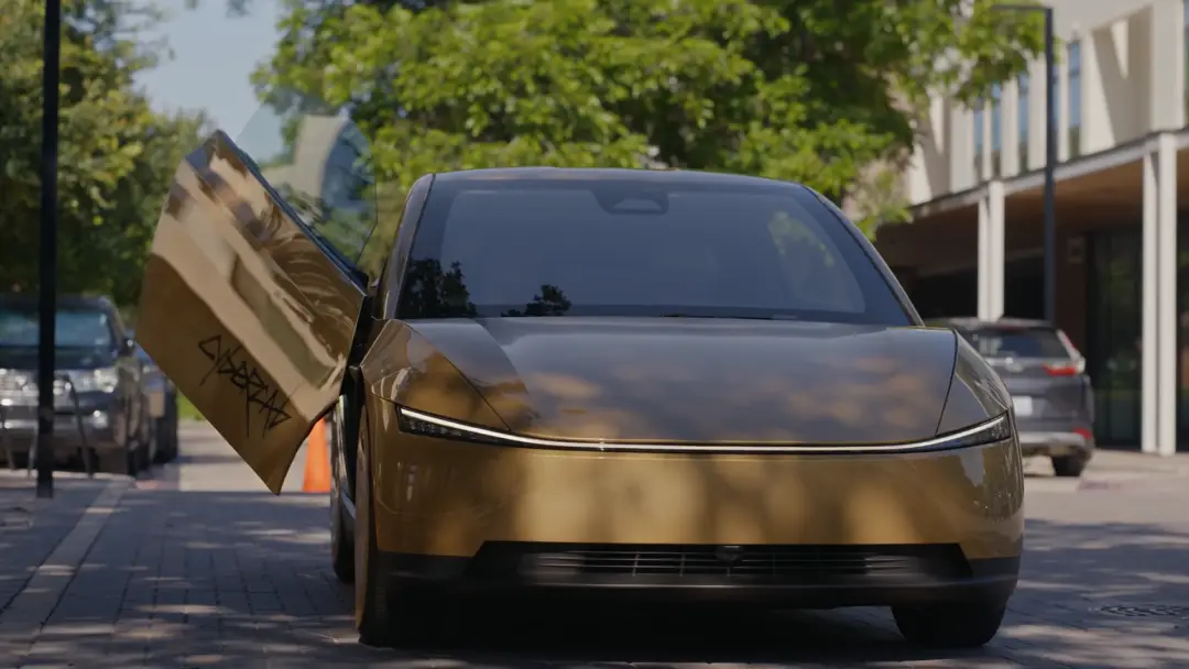 Tesla Cybercab. (Foto: captura de pantalla de X @tesla)