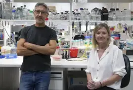 Claudia Banchio y Hugo Gramajo