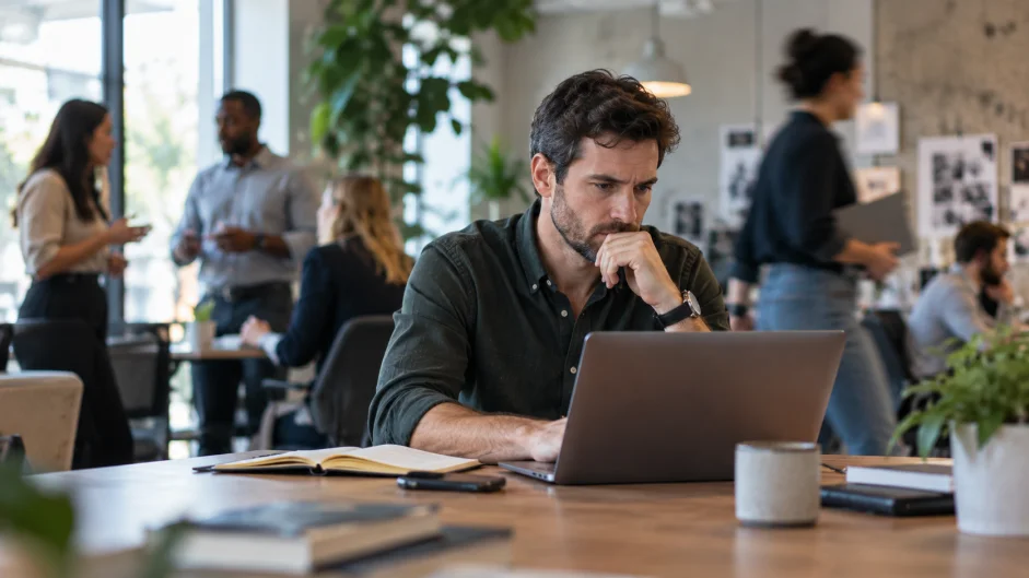 (SE PUEDE USAR)  Trabajo, productividad  Crédito: Imagen creada con IA