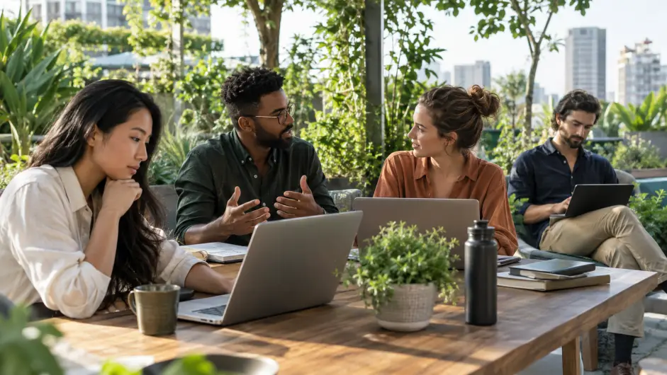 (SE PUEDE USAR) Trabajo, Inteligencia artificial Crédito: Imagen creada con IA