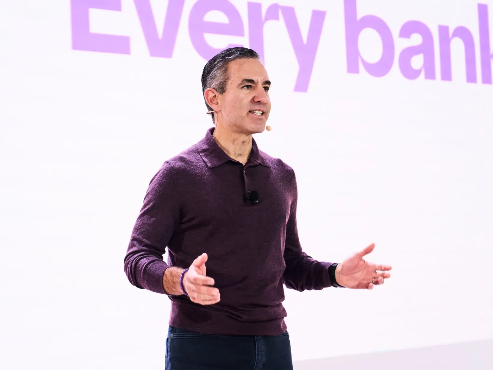 David Velez en el lanzamiento de Nubank en Estados Unidos (Gentileza Nubank)