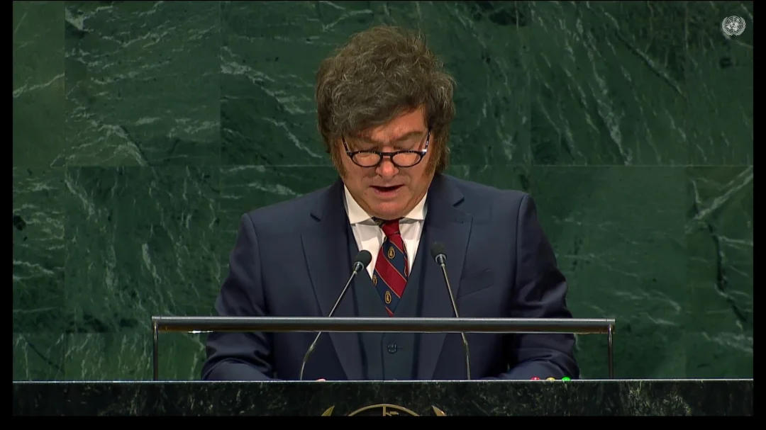 Javier Milei habló ante la Asamblea General de las Naciones Unidas (ONU).