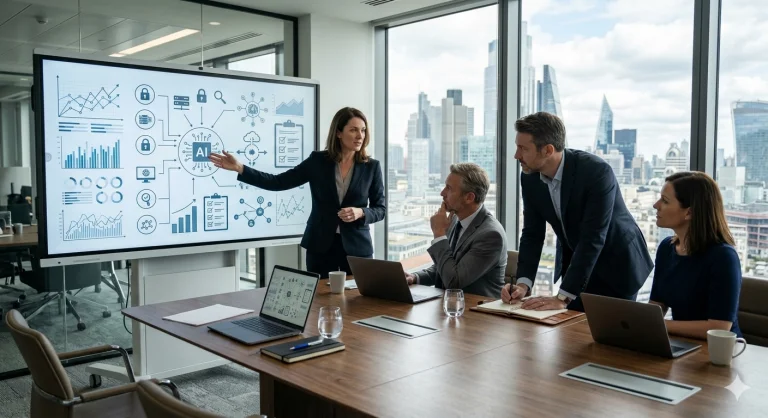 Las organizaciones deben definir qué información jamás debe tocar un modelo de IA estándar - Imagen generada con Gemini