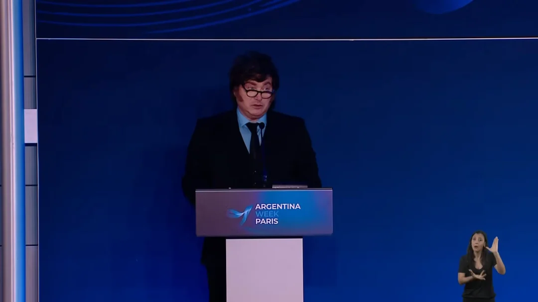 Discurso del Presidente Milei en el "Argentina Week" en Paris, 2026 - Presidencia de la Nación.