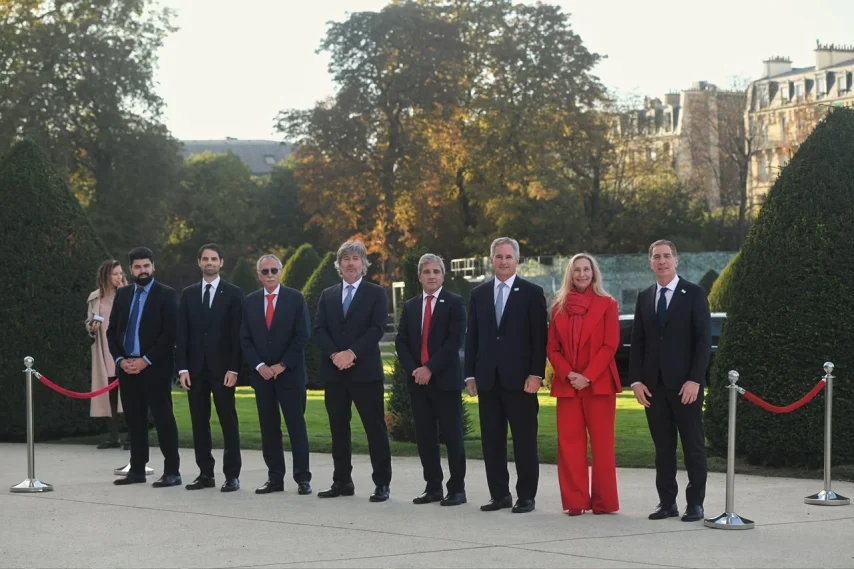 Milei en París - Foto: Presidencia