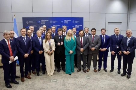 Los gobernadores de la comitiva oficial en Argentina Week paris - Presidencia