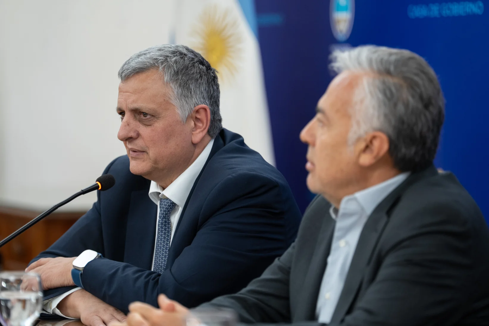 Horacio Marin con Alfredo Cornejo - Mendoza