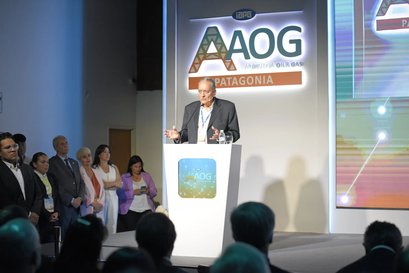 y Ernesto López Anadón, presidente del Instituto Argentino del Petróleo y del Gas (IAPG) - IAPG