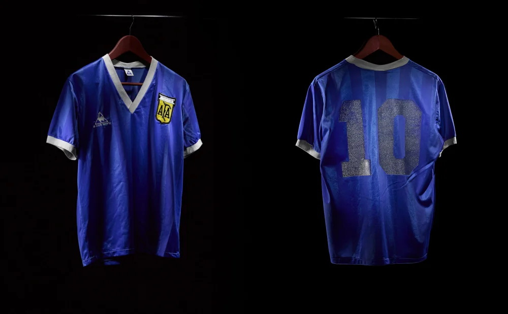 Camiseta Maradona 86 Subasta