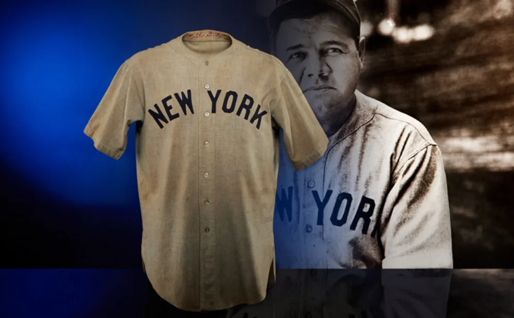 Babe Ruth subasta remera