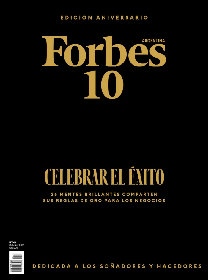 Tapa Forbes Argentina Octubre / Edición aniversario
